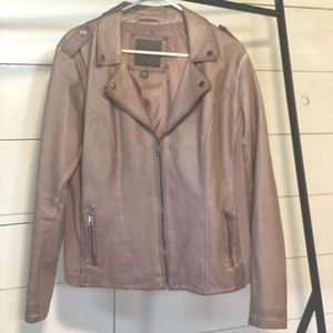 Maurices Size XXL Faux-Leather Moto Jacket